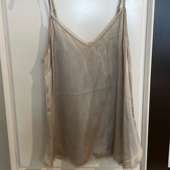 Champagne silk camisole - Picture 3 of 5